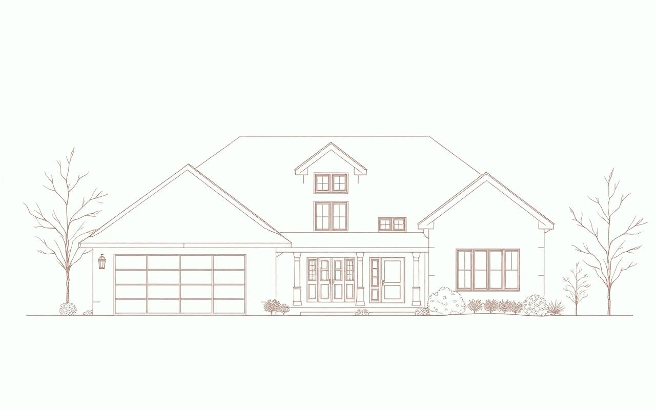 Architectural schematic of a resilient home